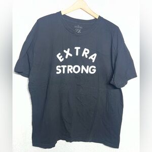 Seibei Men’s 2XL Black Cotton T-Shirt Extra Strong